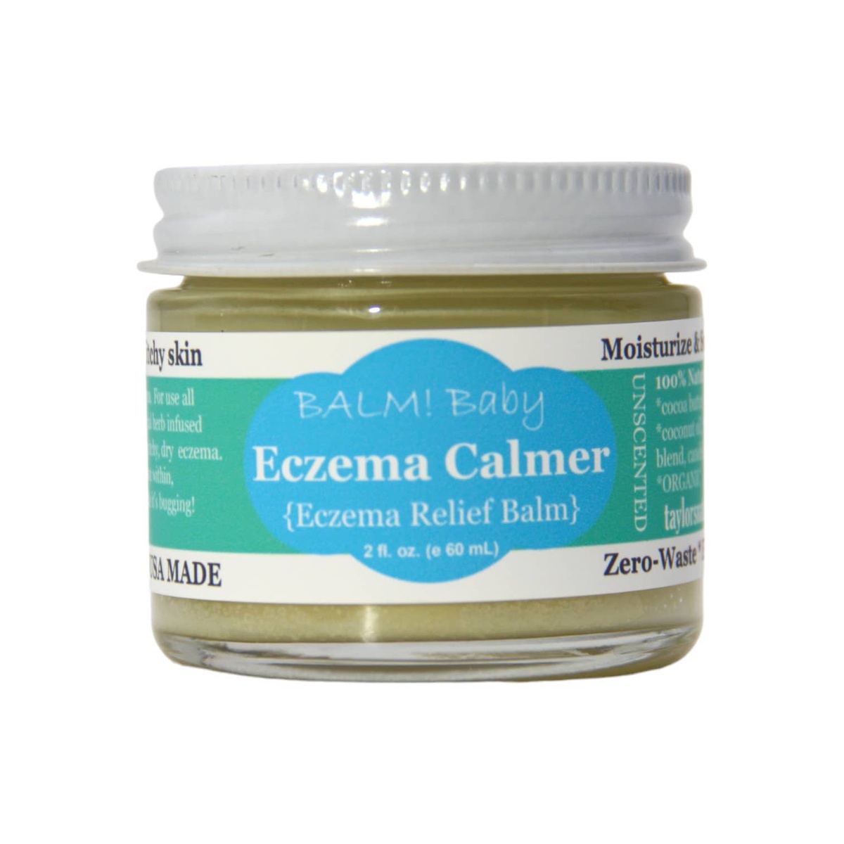 Taylor's Naturals BALM! Baby - Eczema Calmer Balm Relief organic extra virgin olive oil - image 3