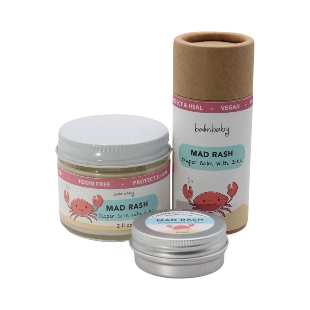 Taylor's Naturals BALM! Baby - Mad Rash Diaper Rash Cream w/zinc organic ingredient
this herb-infused