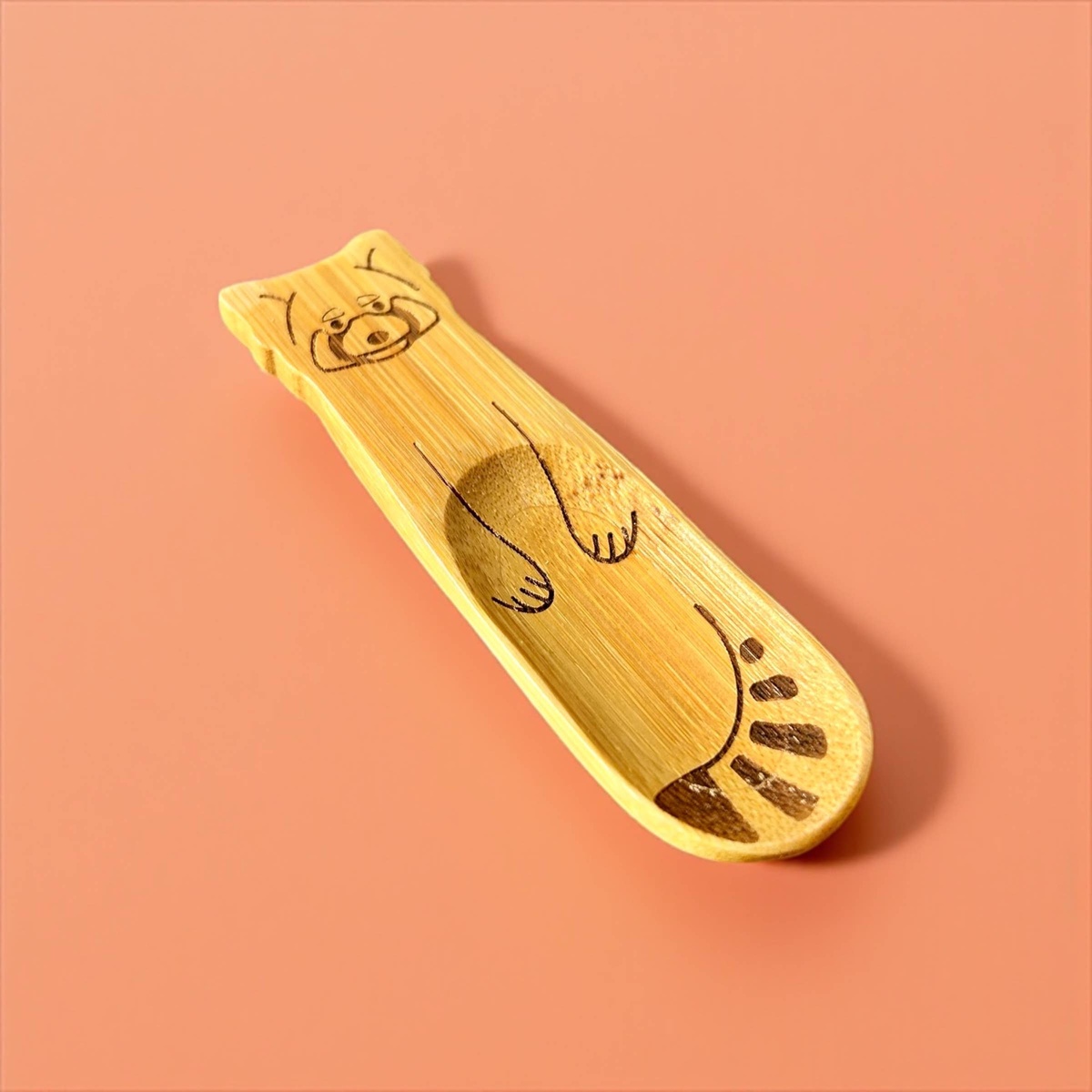 Bamboo Switch Spoon Panda - Bamboo Animal Kids & Toddler Utensils fast-growing bamboo