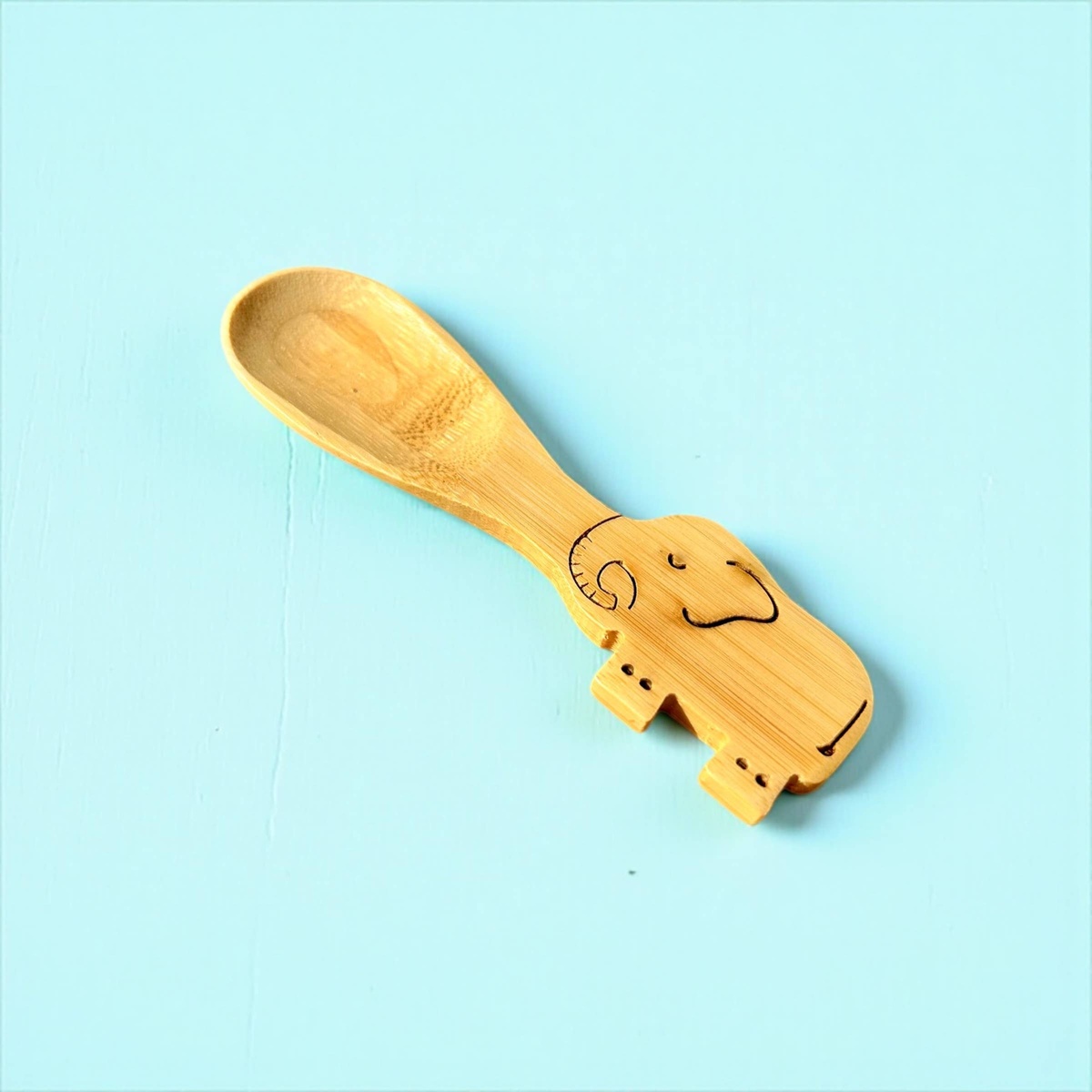 Bamboo Switch Spoon Elephant - Bamboo Animal Kids & Toddler Utensils fast-growing bamboo