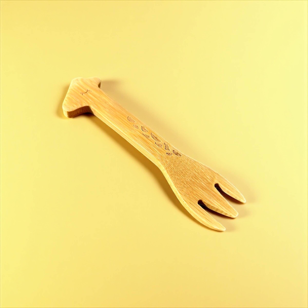 Bamboo Switch Fork Giraffe - Bamboo Animal Kids & Toddler Utensils fast-growing bamboo