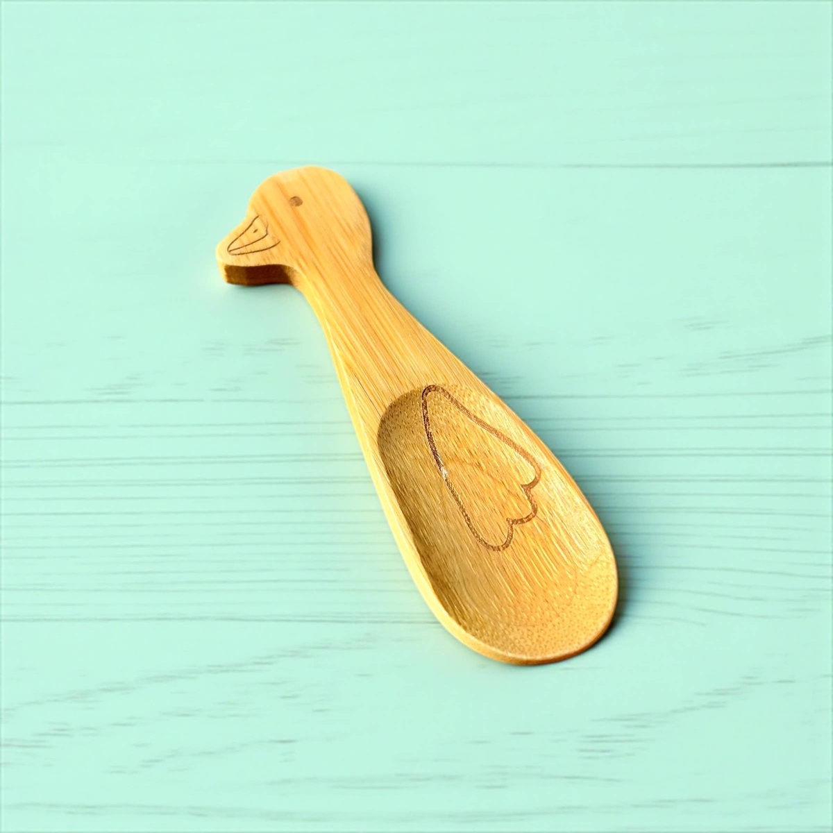 Bamboo Switch Spoon Duck - Bamboo Animal Kids & Toddler Utensils fast-growing bamboo