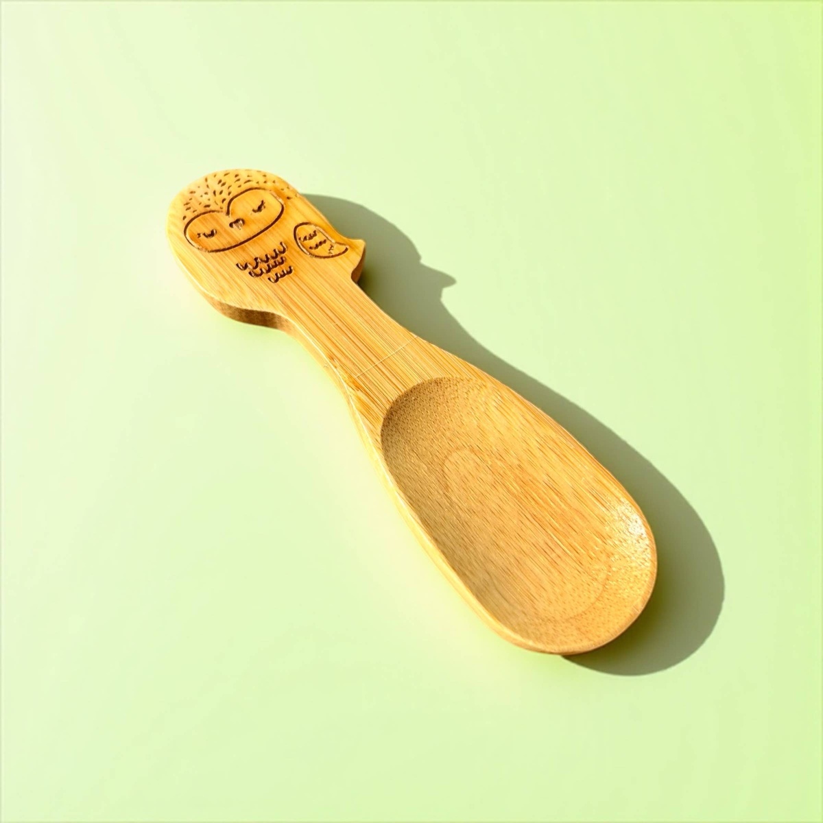 Bamboo Switch Spoon Owl - Bamboo Animal Kids & Toddler Utensils fast-growing bamboo