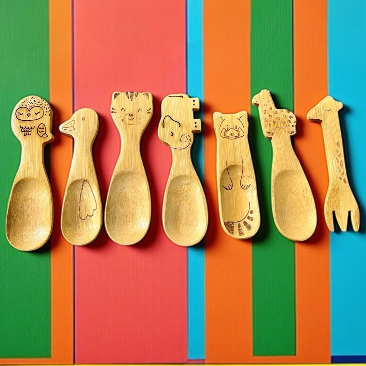 Bamboo Switch - Bamboo Animal Kids & Toddler Utensils fast-growing bamboo