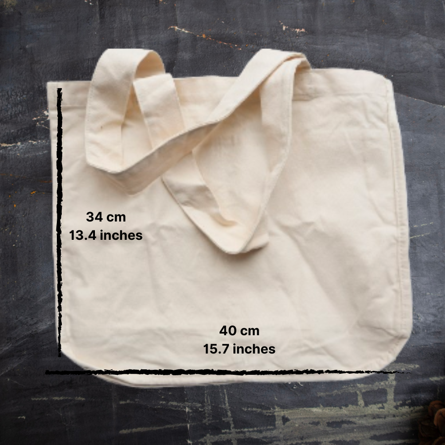 Plantish - Multi-pocket Organic Cotton Tote Bag organic cotton canvasapprox - image 2