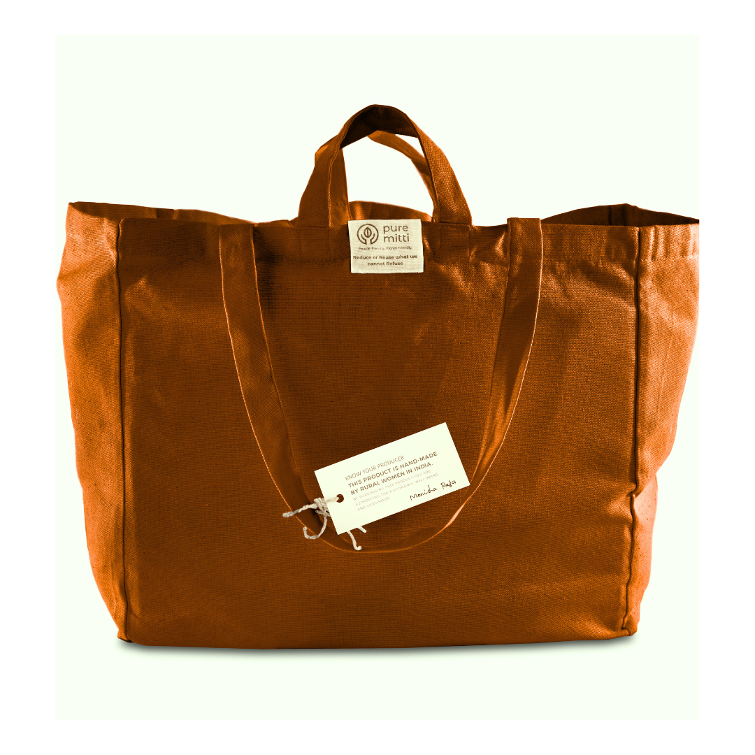 Pure Mitti – Organic Handmade 6-Pocket Canvas Tote Bag Pure Mitti – Organic Handmade 6 -Pocket Canvas Tote Bag plastic-free - image 8