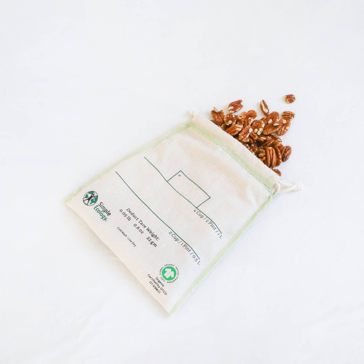 Simple Ecology – Organic Cotton Bulk Bin Bags (Set of 3) 753182636337 Simple Ecology - Organic Cotton Bulk Bin Bags (Set of 3) gots-certified organic cotton fabric - image 6