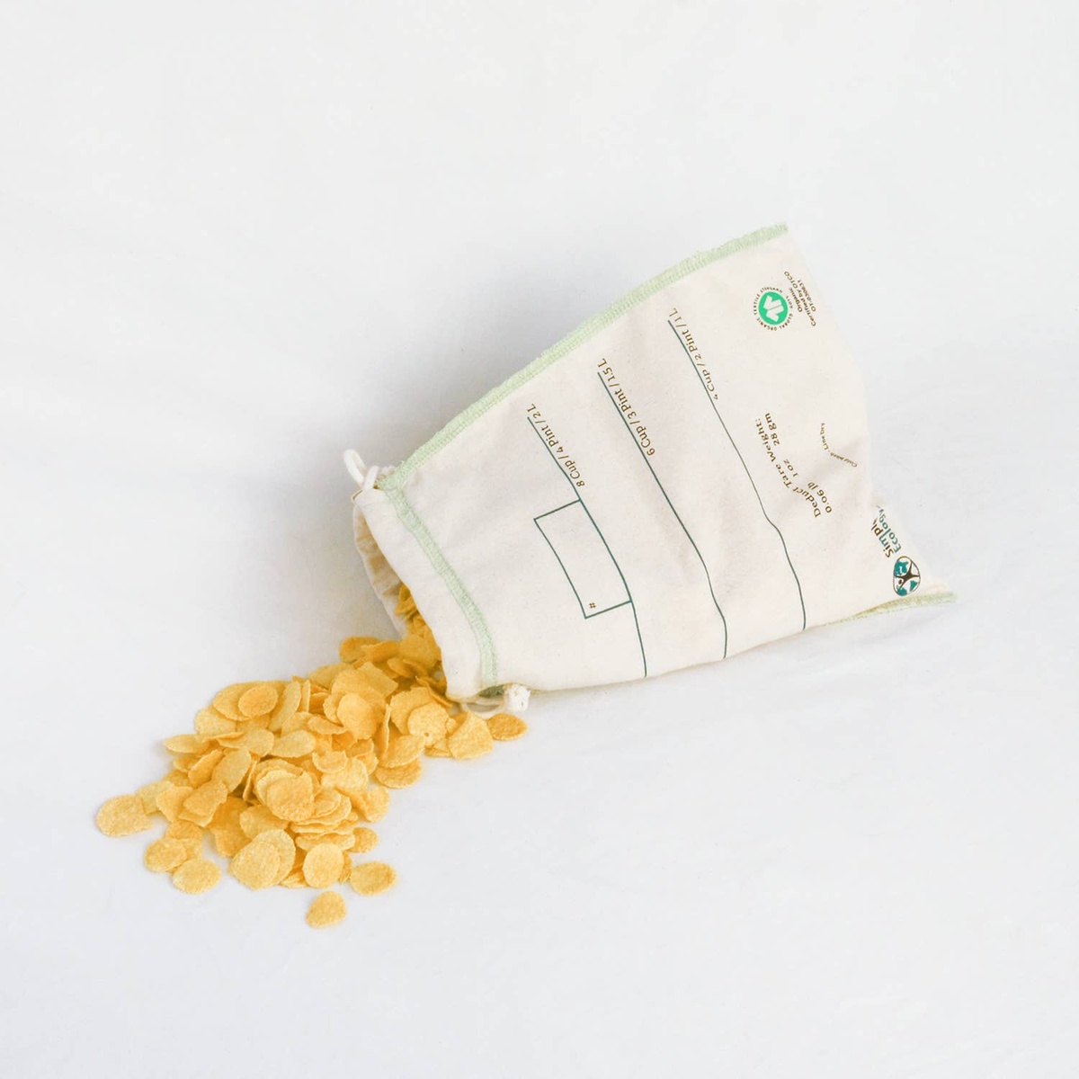 Simple Ecology – Organic Cotton Bulk Bin Bags (Set of 3) 753182636337 Simple Ecology - Organic Cotton Bulk Bin Bags (Set of 3) gots-certified organic cotton fabric - image 5