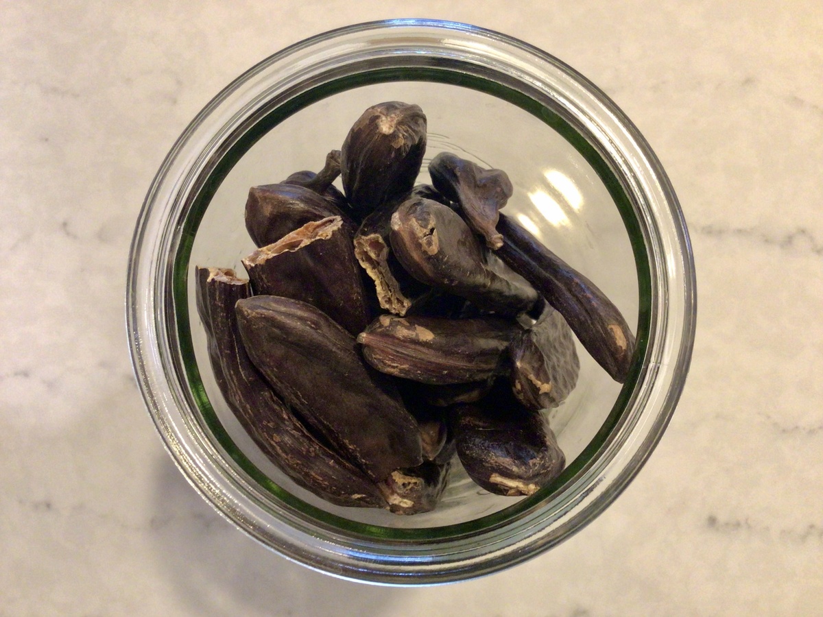 Agora Market Carob, Pods, Whole, Roasted ($2.2/oz) organic carob pods