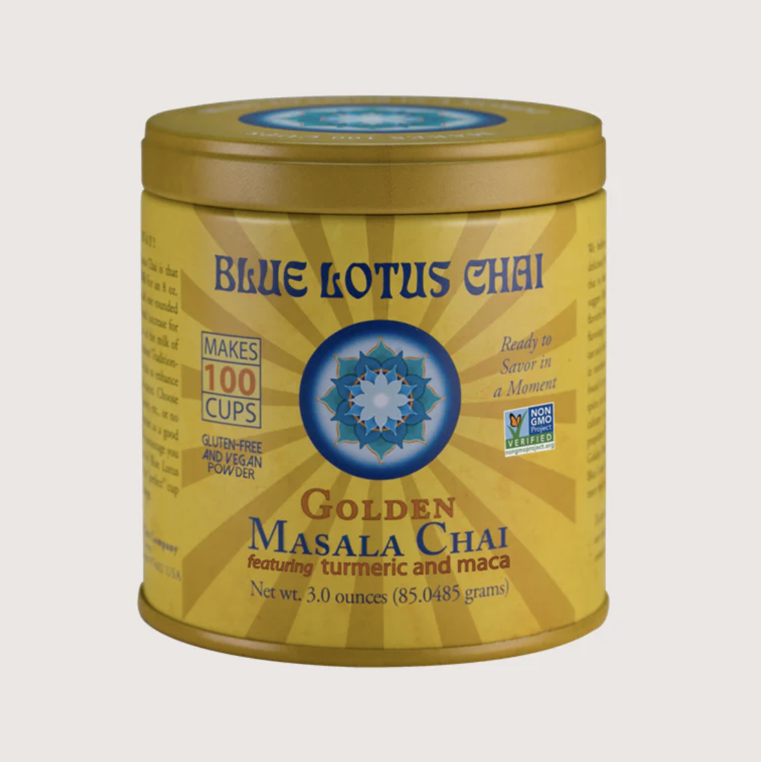 Blue Lotus Chai, Powder, Golden Masala ($6.4/oz) black tea - image 2
