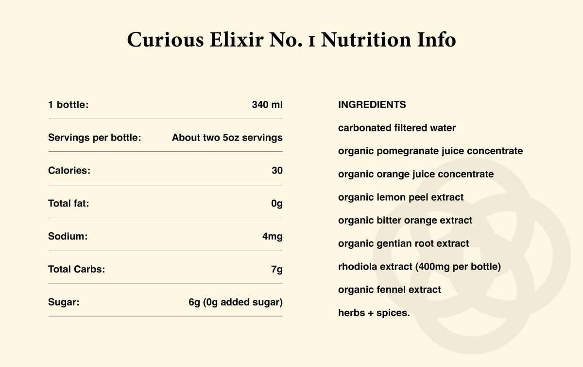 Curious Elixirs - Booze-Free Craft Cocktails (2 cocktails per bottle) real juices - image 25