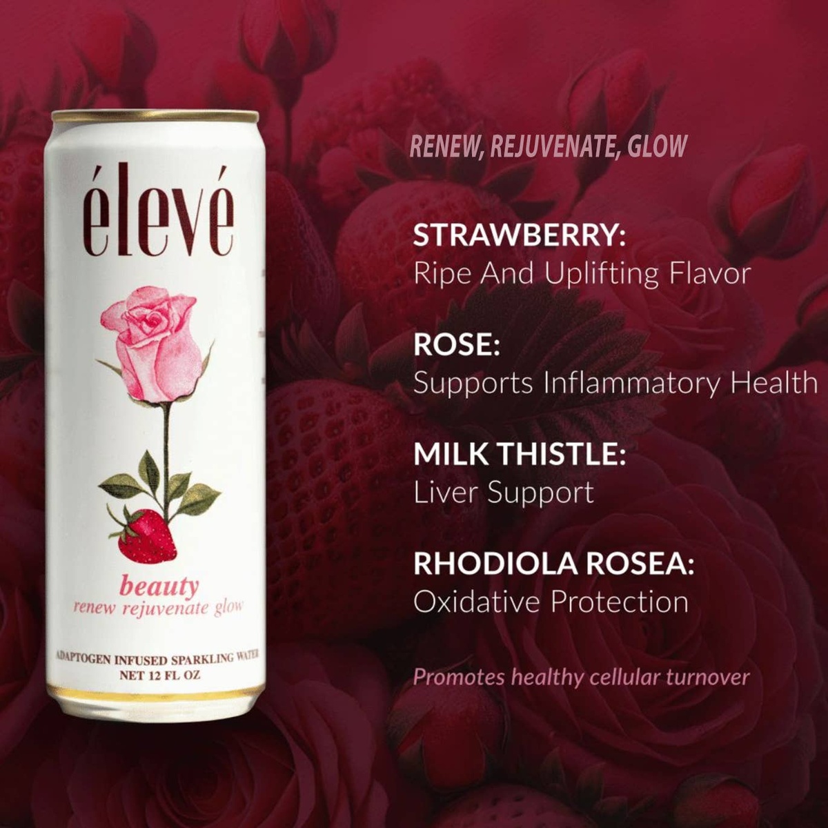 élevé - Adaptogen Infused Sparkling Water, Beauty - image 2