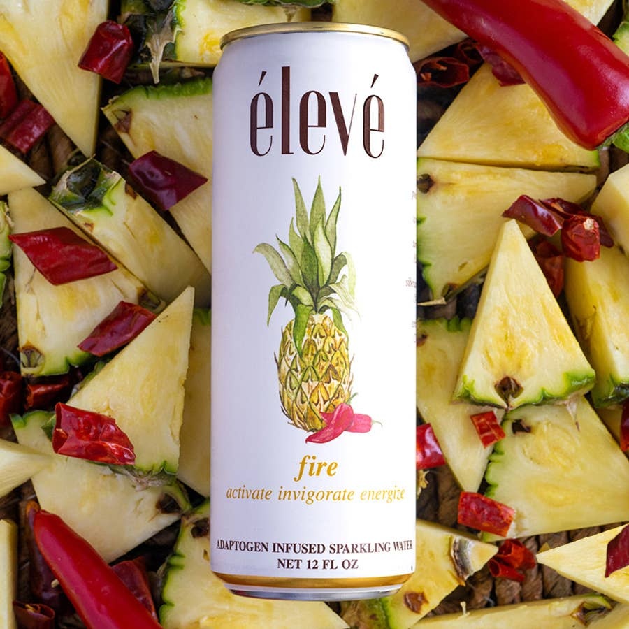 élevé - Adaptogen Infused Sparkling Water, Fire