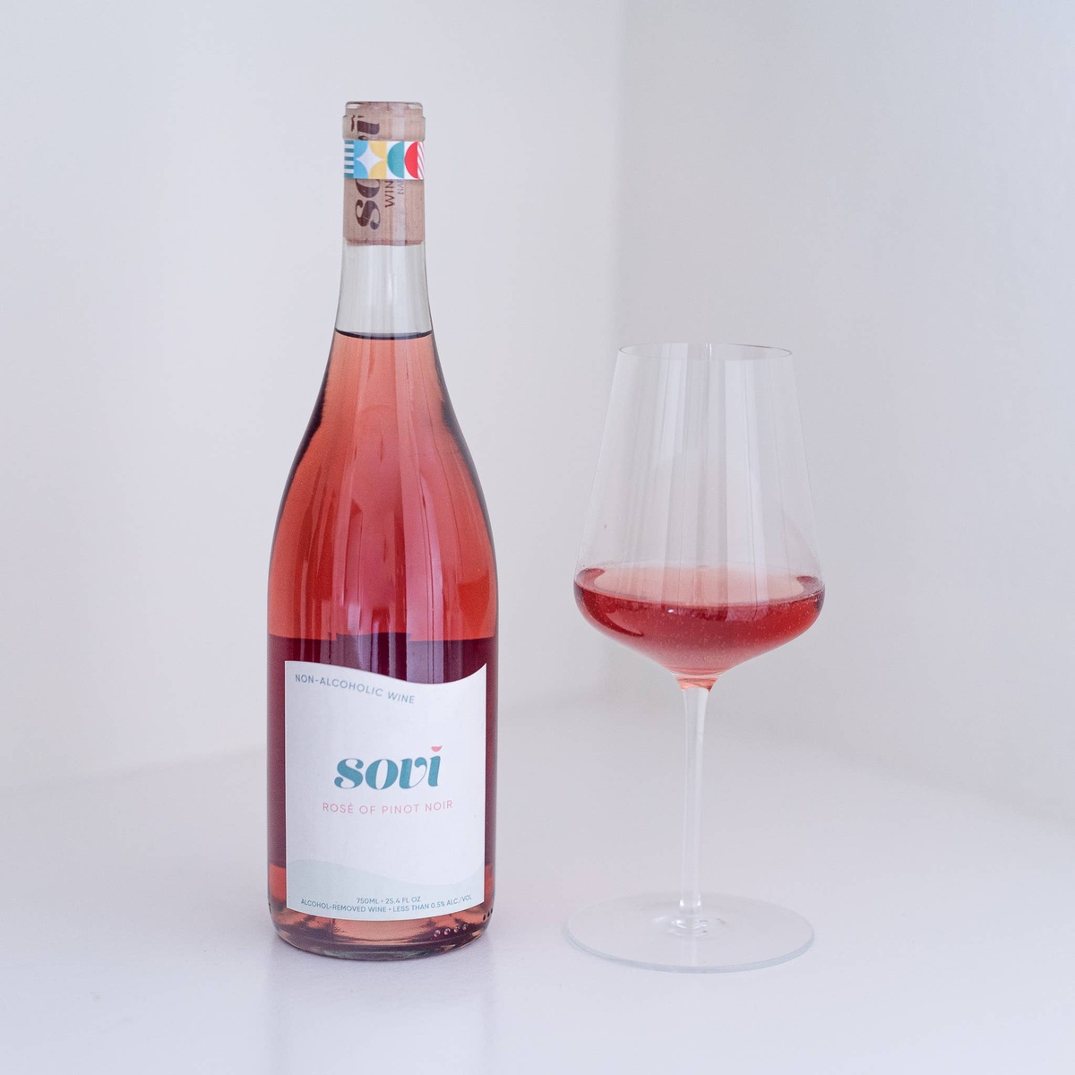 Sovi Wine Co. - NA (De-Alcoholized) Wine - Bottles pinot noir grapes