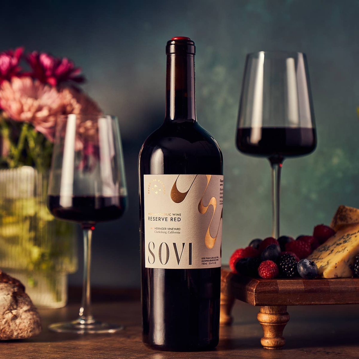 Sovi Wine Co. - NA (De-Alcoholized) Wine - Bottles pinot noir grapes - image 18