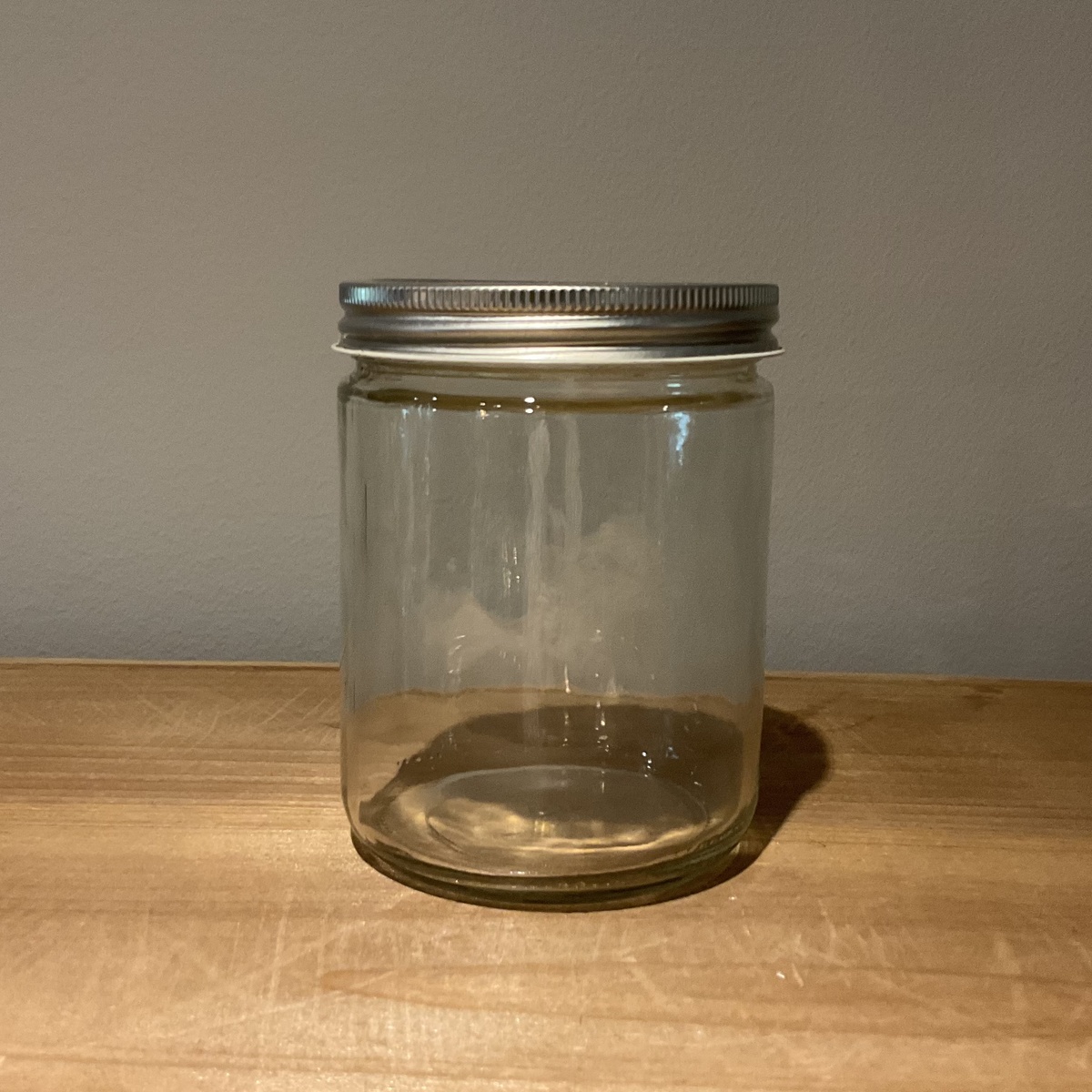 exist green 16oz Pint Straight Sided Jar with Metal Lid