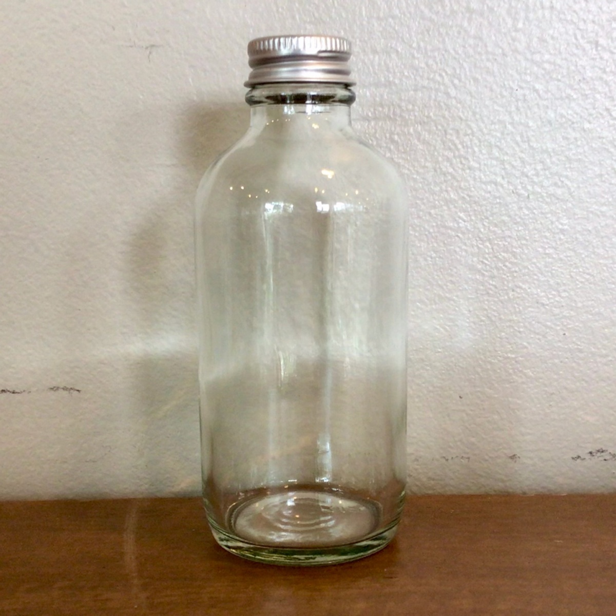 exist green 4oz Glass Bottle with Aluminum Cap