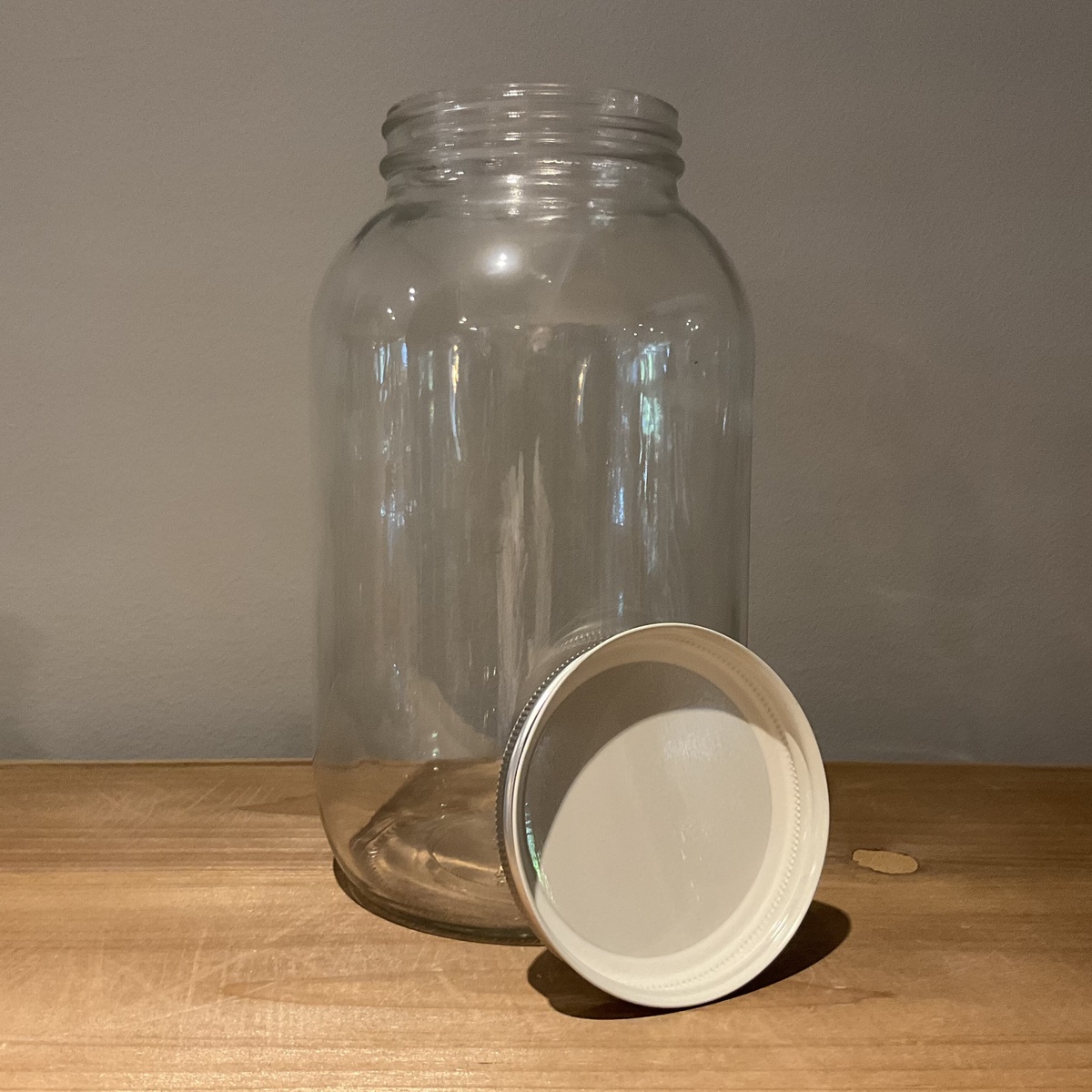 exist green 64oz Half Gallon Glass Jar with Lid - image 2