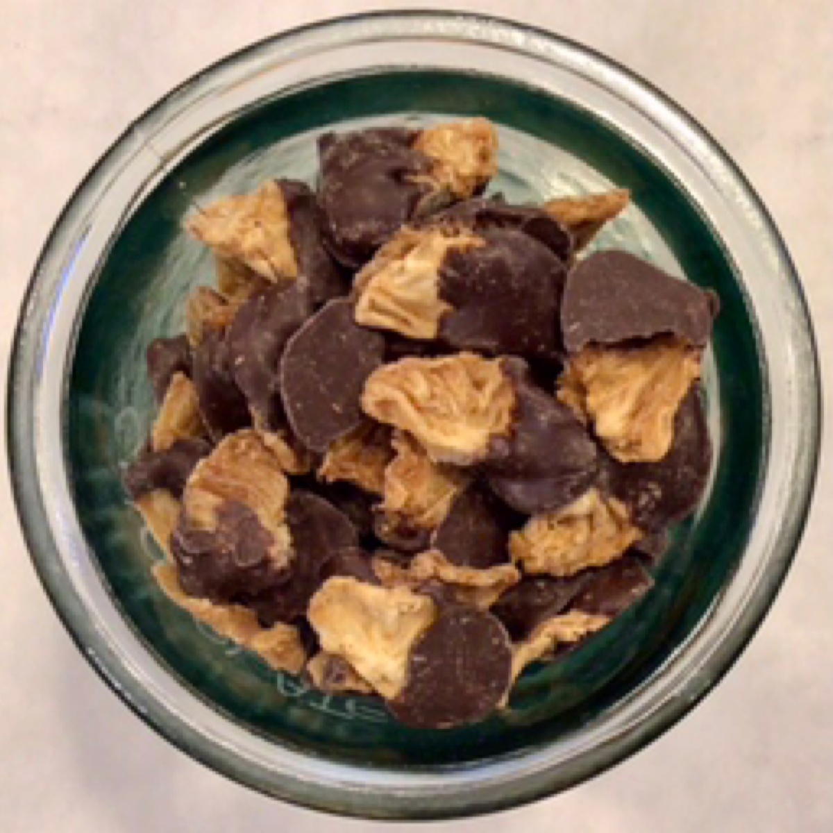 Azure Standard Pineapple Bites, Dried, Chocolate - Dipped gluten-free