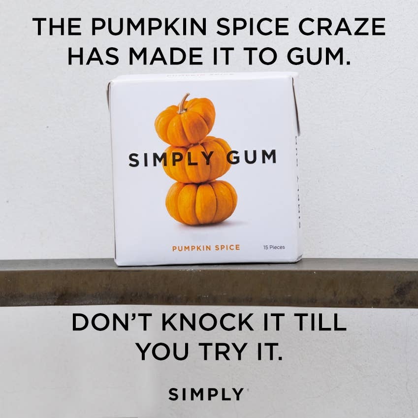 Simply Gum - Fall and Holiday Flavors (per pack) organic cane sugar - image 16