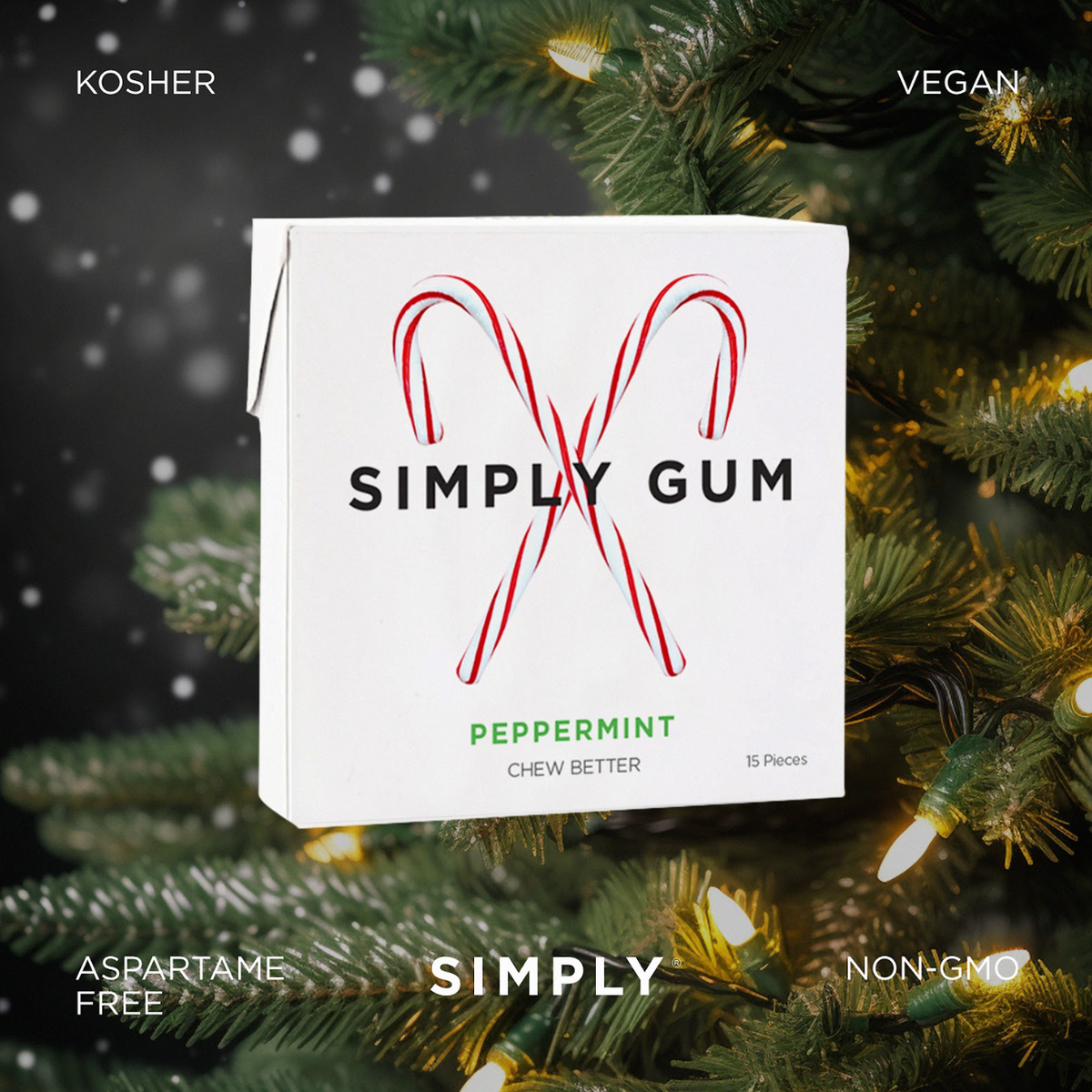 Simply Gum - Fall and Holiday Flavors (per pack) organic cane sugar - image 5