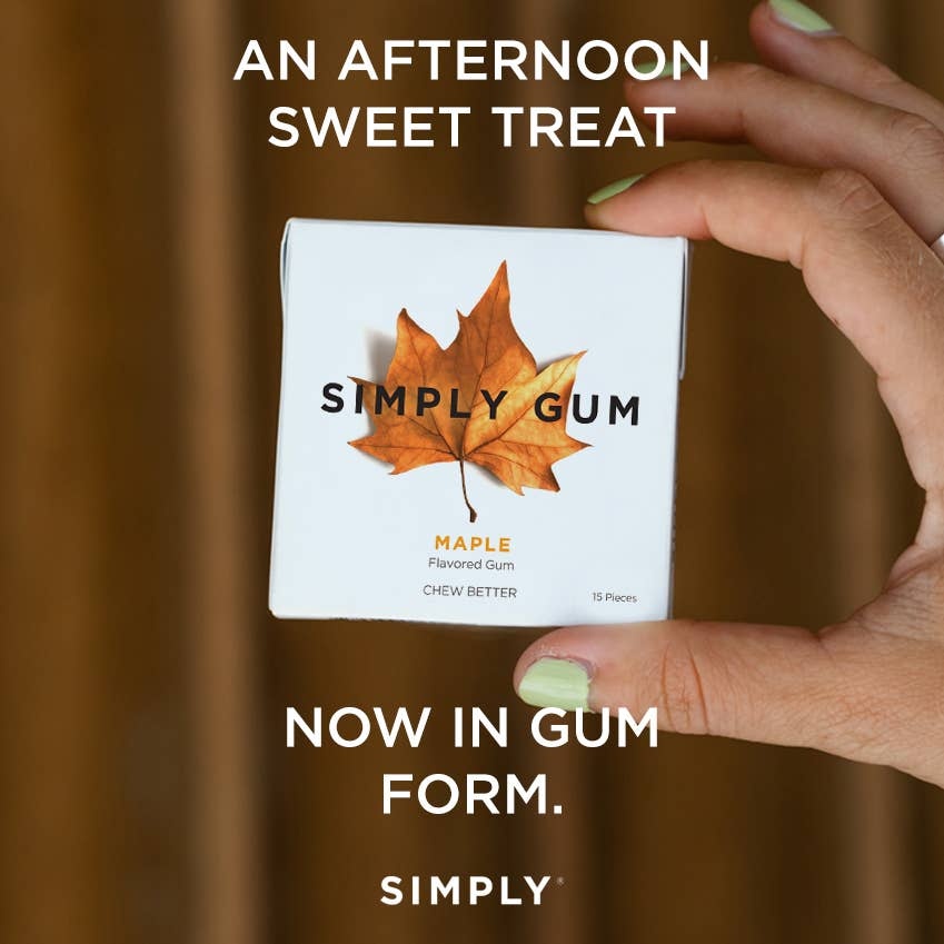 Simply Gum - Fall and Holiday Flavors (per pack) organic cane sugar - image 19