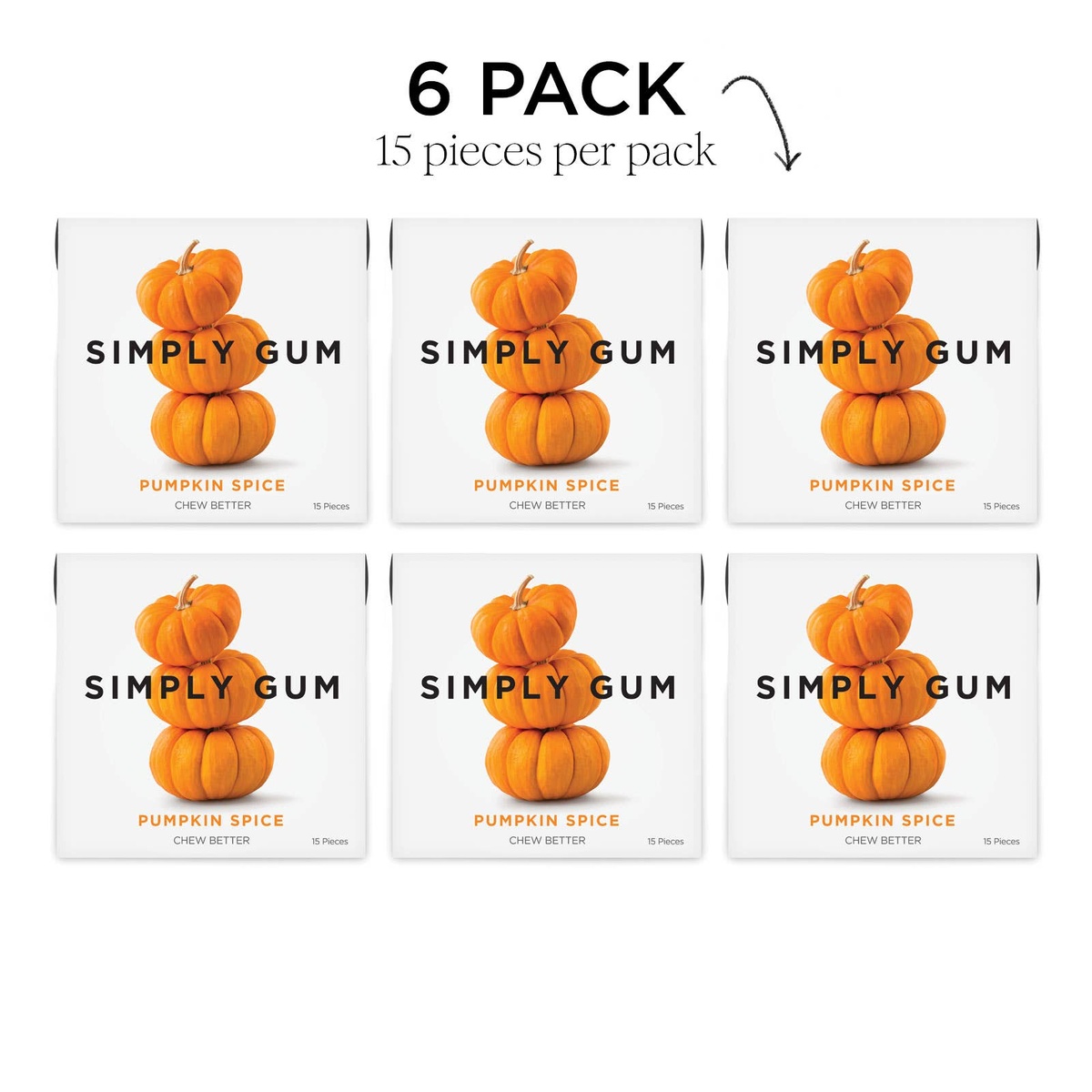 Simply Gum - Fall and Holiday Flavors (per pack) organic cane sugar - image 21