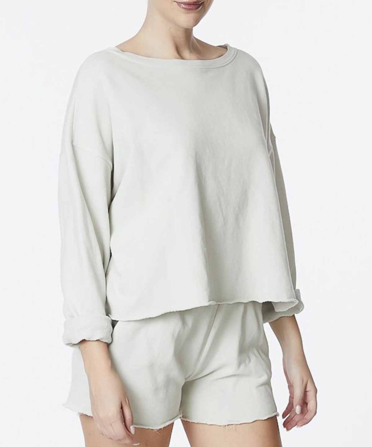 Fabina - Recycled Cotton French Terry Crop Top** - image 5