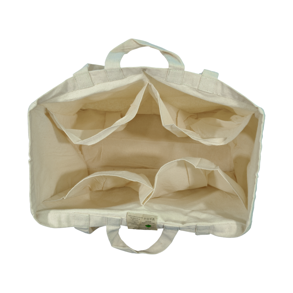 Pure Mitti - Multi-Pocket Cotton Grocery Tote plastic-free - image 7