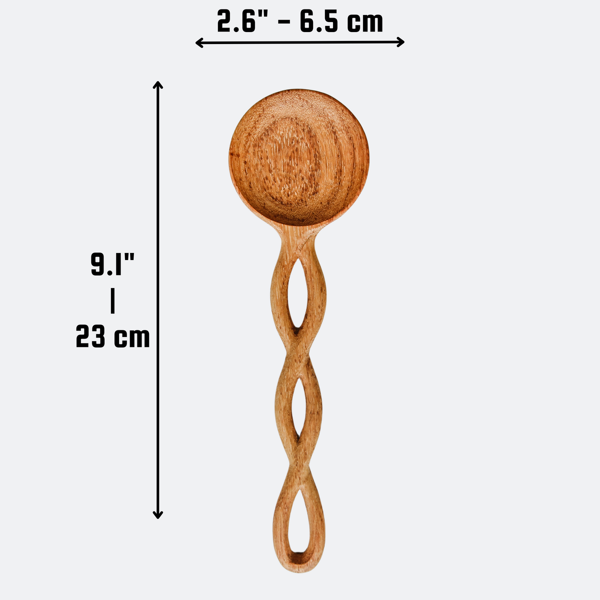 194 Craft House Twisted Handle Wooden Salad Servers - image 2