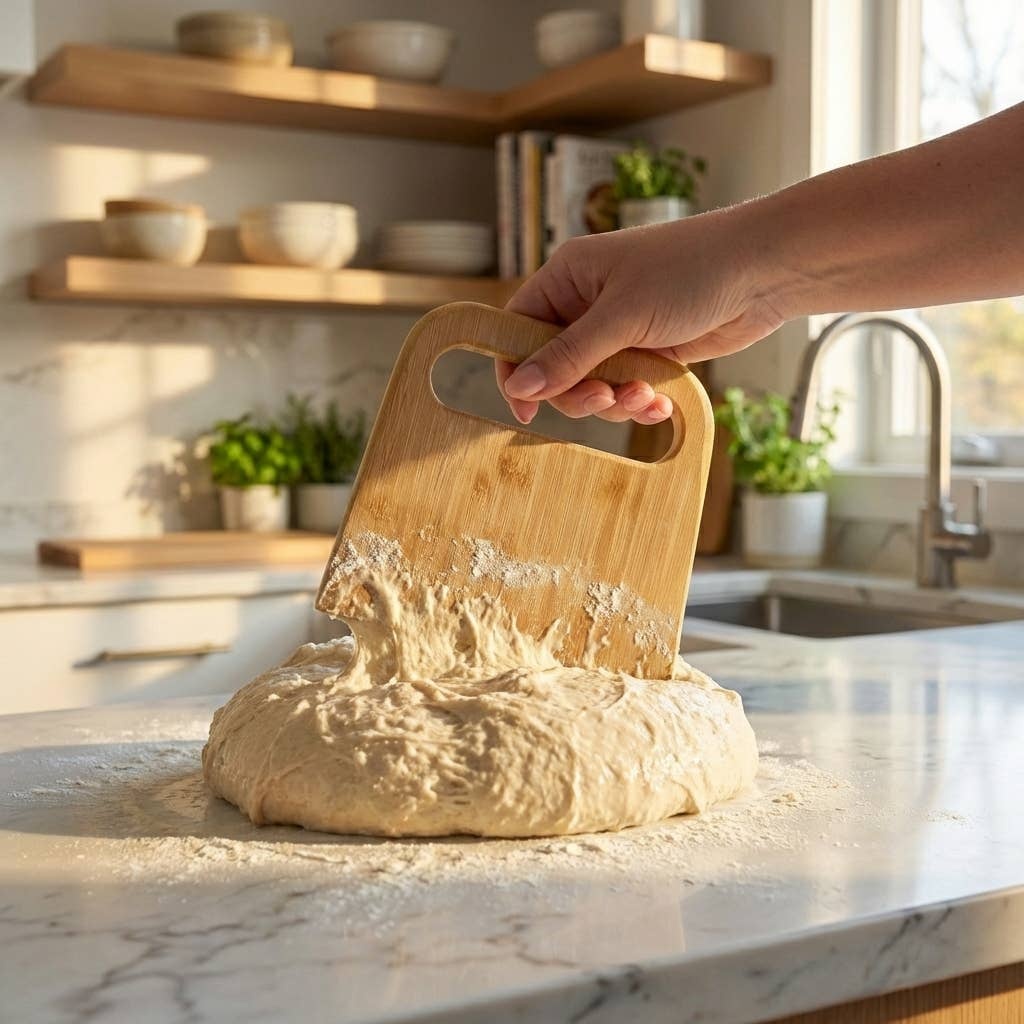 Bamboo Switch – Bamboo Baking Bench + Dough Scraper 2220 Bamboo Switch - Bamboo Baking Bench + Dough Scraper fast-growing bamboo - image 2