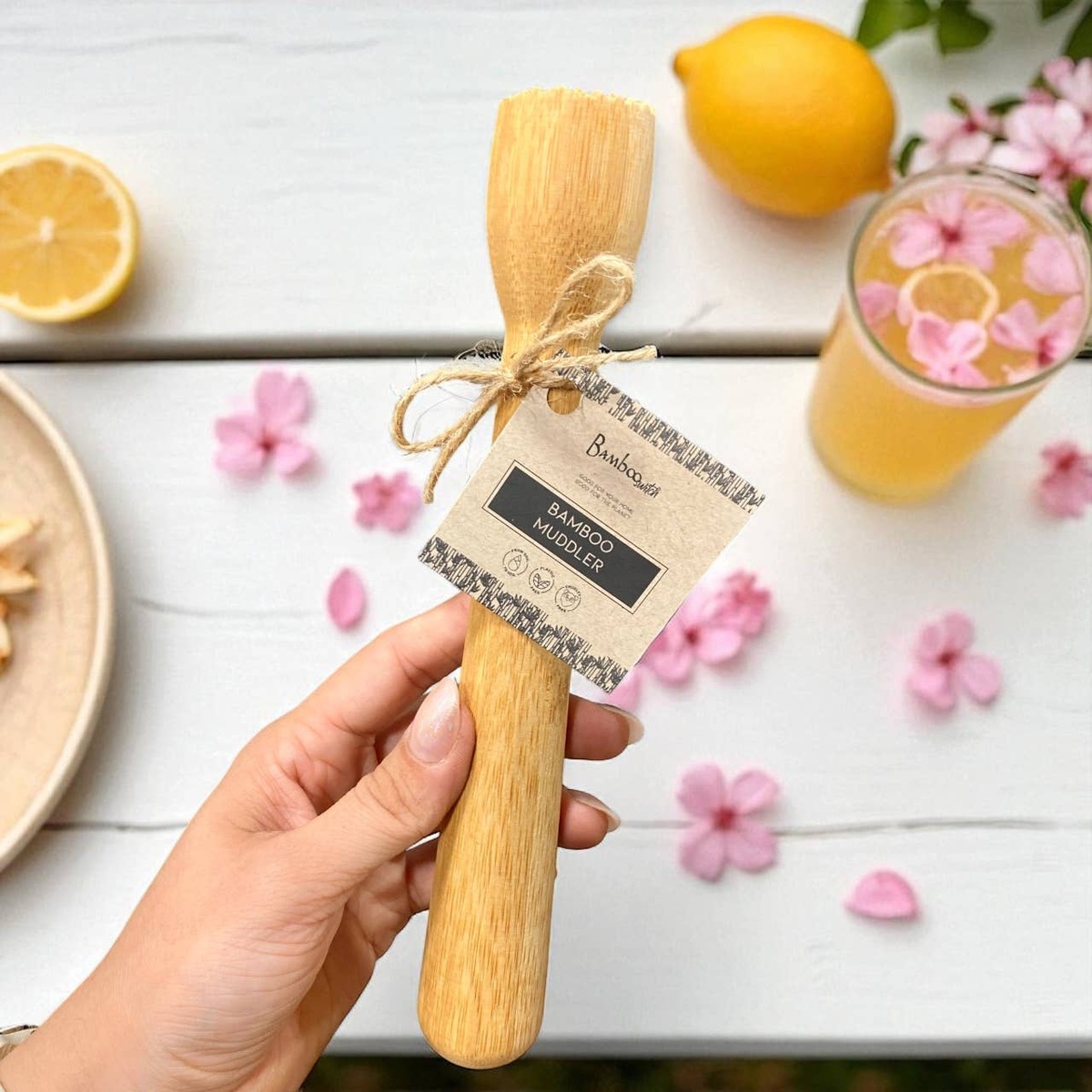 Bamboo Switch - Bamboo Cocktail and Kitchen Muddler plastic-free