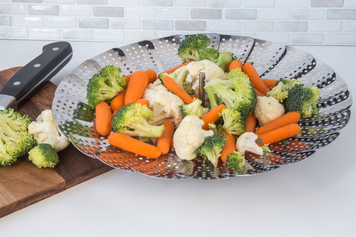 Fox Run Brands - Adjustable Steamer Basket, Stainless Steel - image 3
