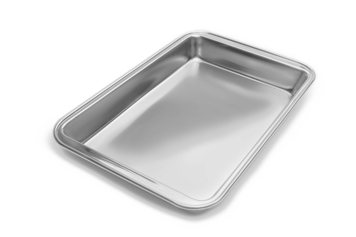 Fox Run Brands - Baking Pan, Stainless Steel, 11" x 7" non-reactive metal