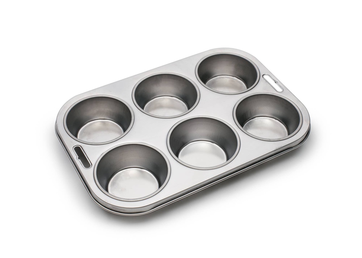 Fox Run Brands - Stainless Steel Muffin Pan lightweight but durable