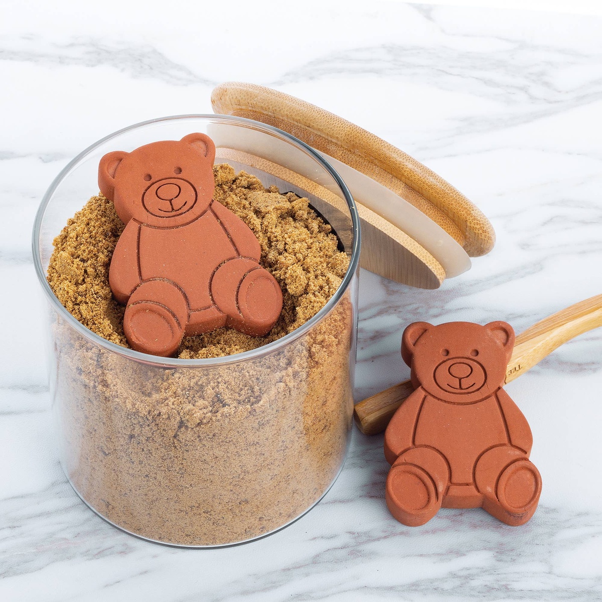 Fox Run Brands - Terracotta Brown Sugar Bear Keeper Saver high fire - image 2