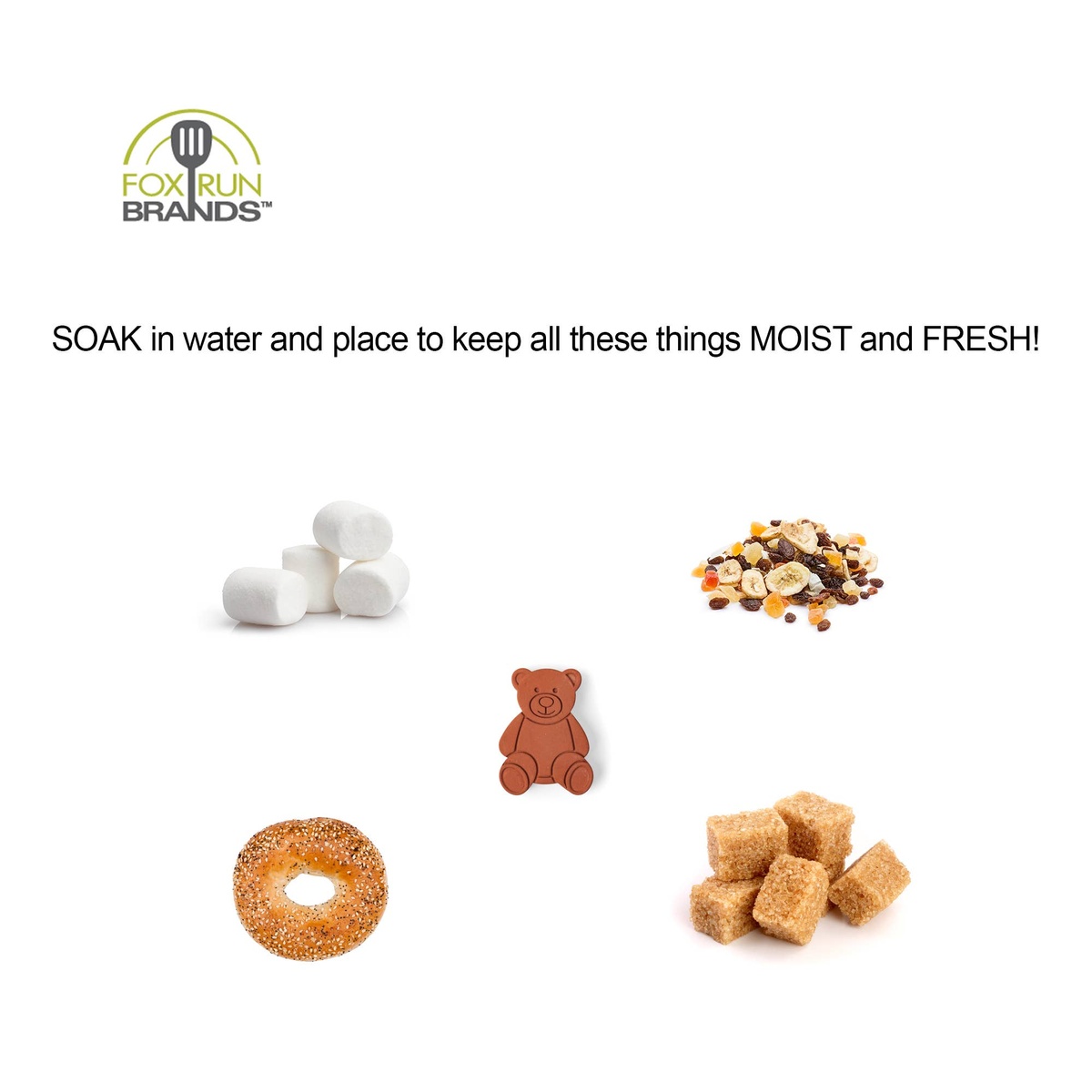 Fox Run Brands - Terracotta Brown Sugar Bear Keeper Saver high fire - image 8