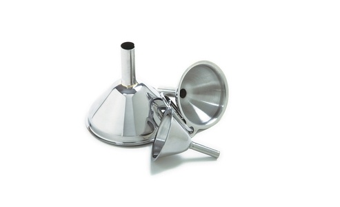 Kitchen Basics - Small Stainless 3-Piece Funnel Set - image 2