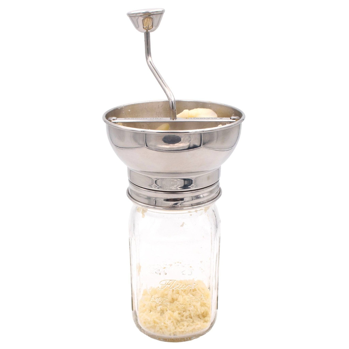 Mason Jar Lifestyle - Food Mill for Wide Mouth Mason Jars food grade stainless steel
