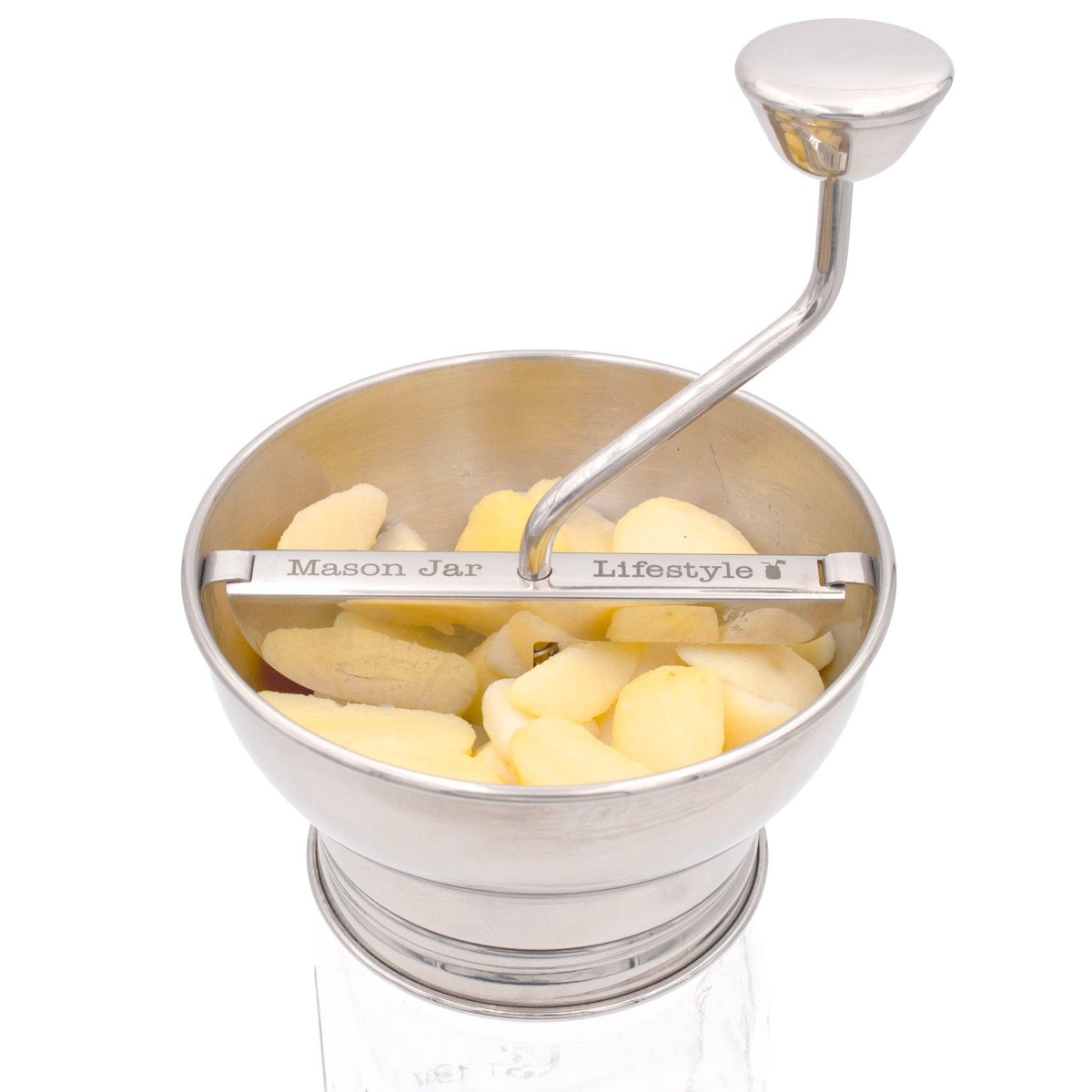 Mason Jar Lifestyle - Food Mill for Wide Mouth Mason Jars food grade stainless steel - image 6