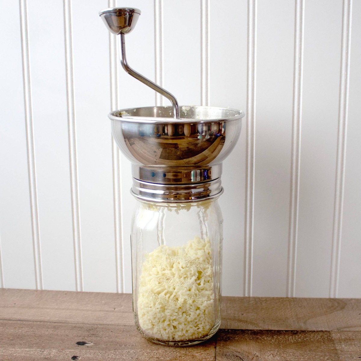 Mason Jar Lifestyle - Food Mill for Wide Mouth Mason Jars food grade stainless steel - image 2
