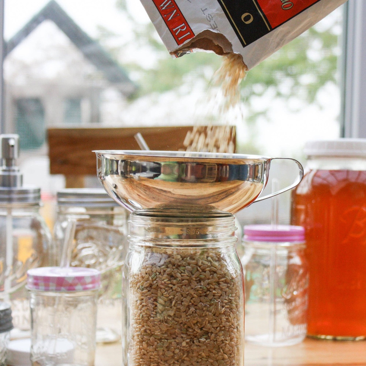 Mason Jar Lifestyle - Stainless Steel Funnel for Mason Jars reusable - image 2