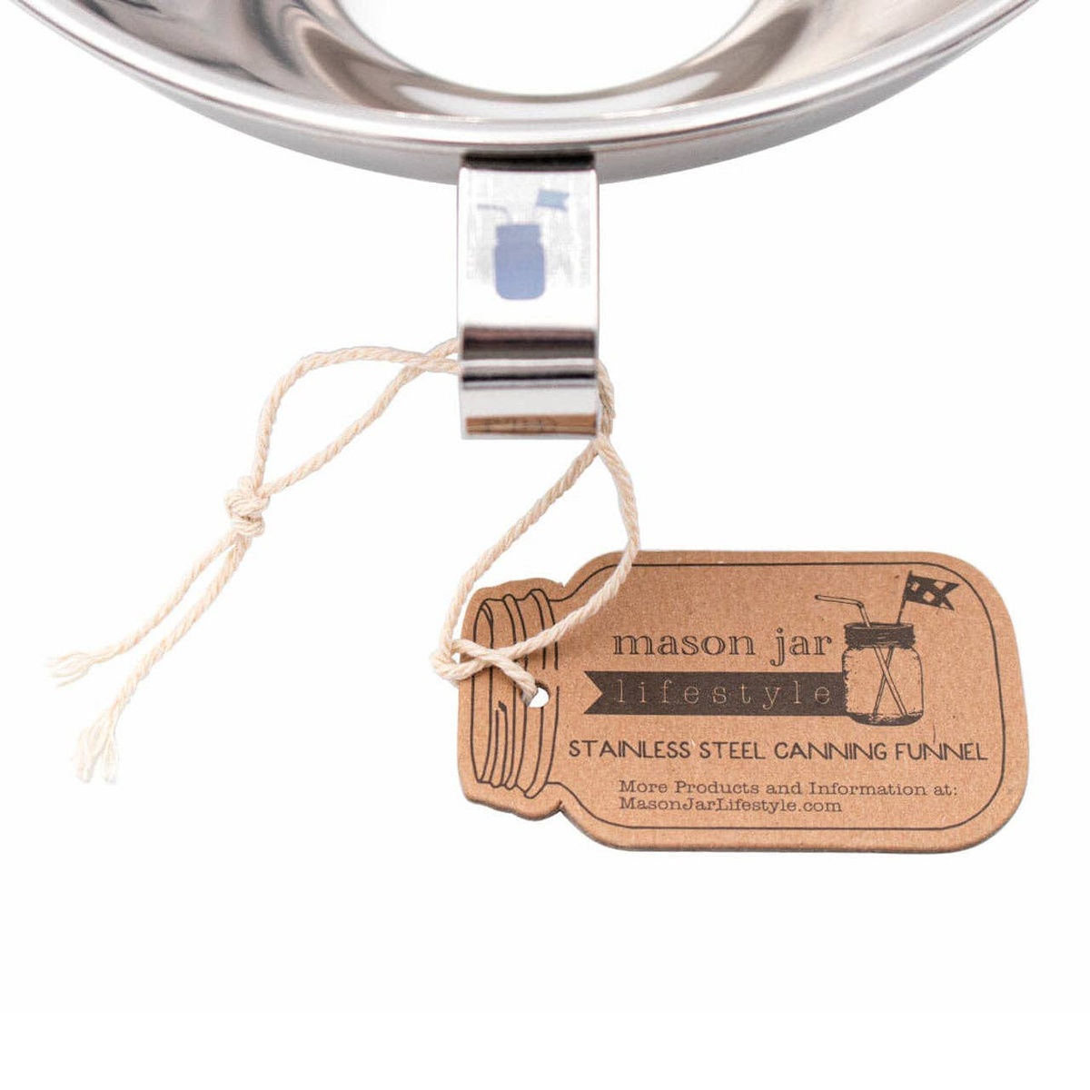 Mason Jar Lifestyle - Stainless Steel Funnel for Mason Jars reusable - image 6
