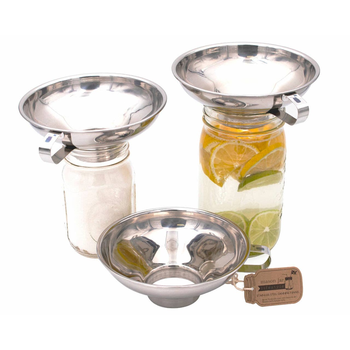 Mason Jar Lifestyle - Stainless Steel Funnel for Mason Jars reusable
