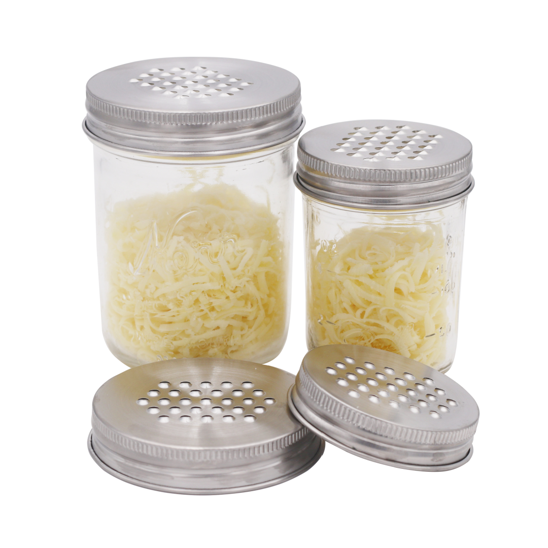 Mason Jar Lifestyle - Stainless Steel Grater / Shredder Top - image 8