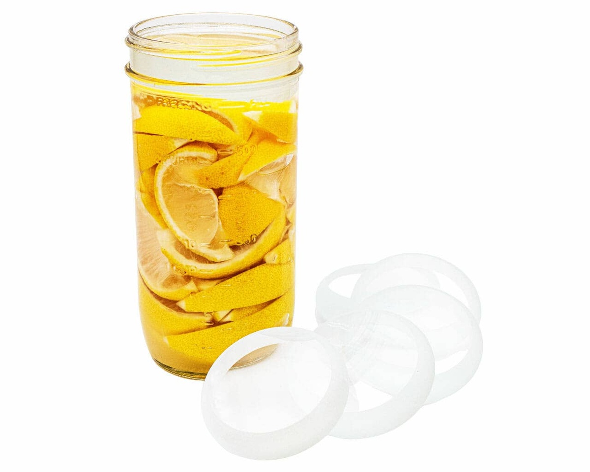 Mason Jar Lifestyle - Tempered Glass Fermentation Weights for Fermenting in Wide Mouth Mason Jars high-quality tempered soda-lime glass
