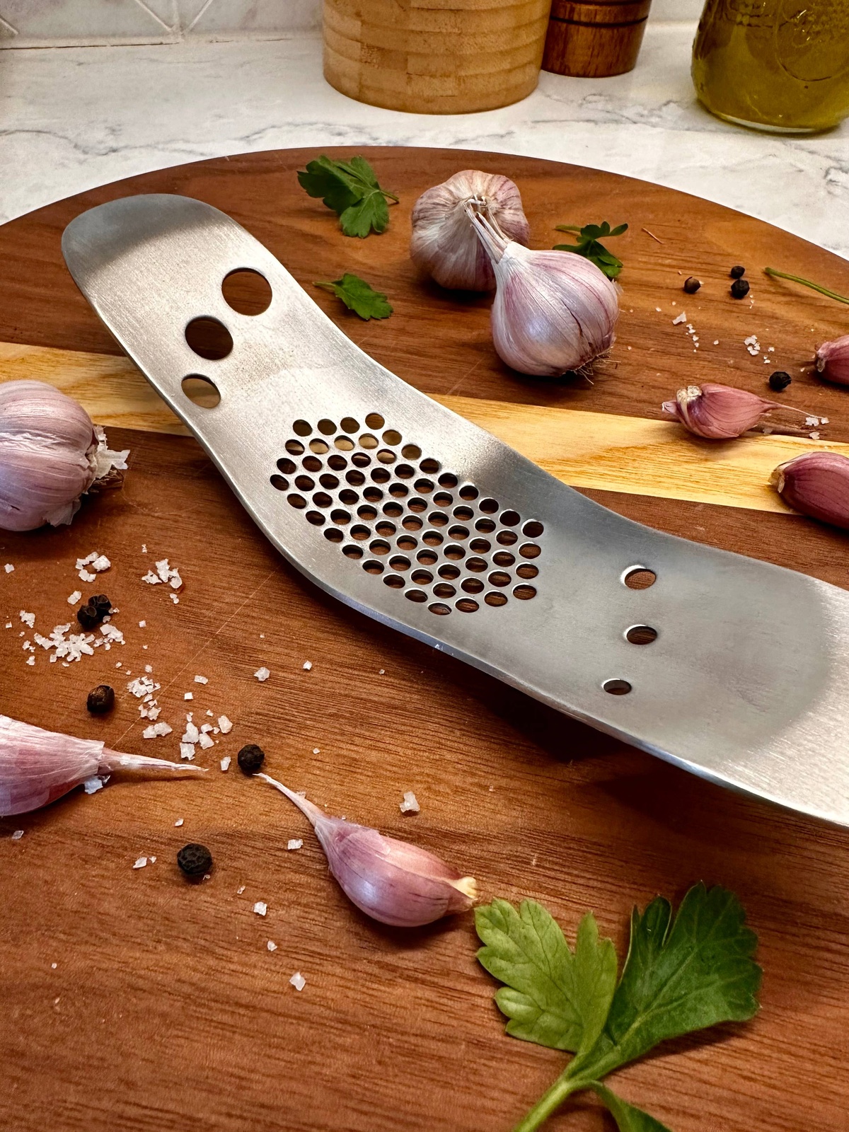 Zefiro - Garlic Press & Herb Stripper