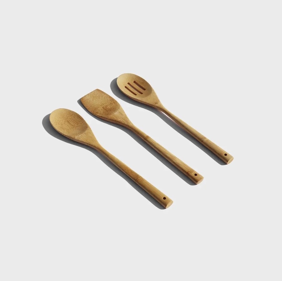 Zero Waste Club – Bamboo Cooking Utensil Set 5060743440438 Zero Waste Club - Bamboo Cooking Utensil Set
