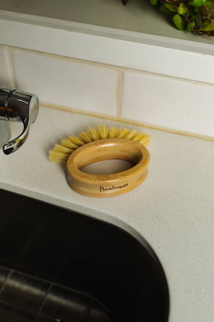 Bamboo Switch - Bamboo Oval Vegetable Cleaning Brush
