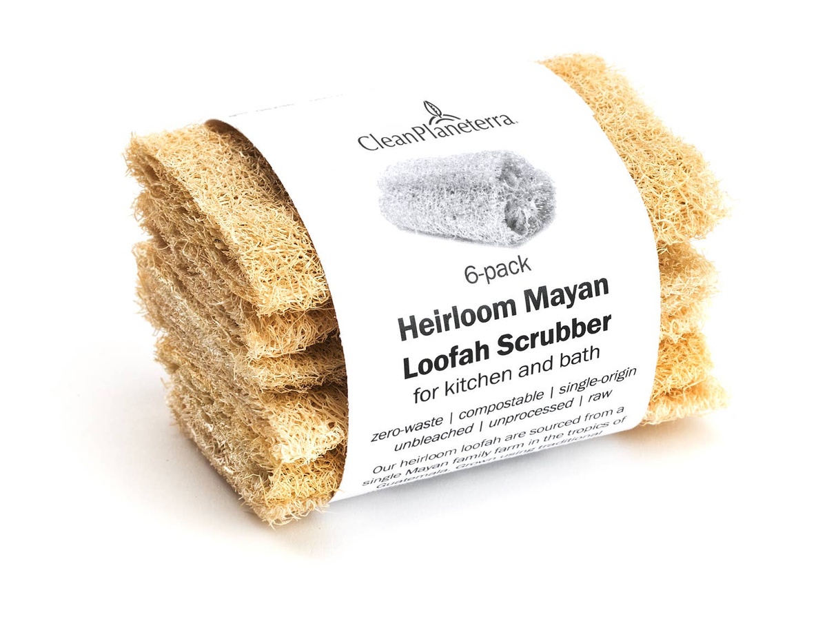 Brush with Bamboo -  Mayan Loofah Scrubber - image 2